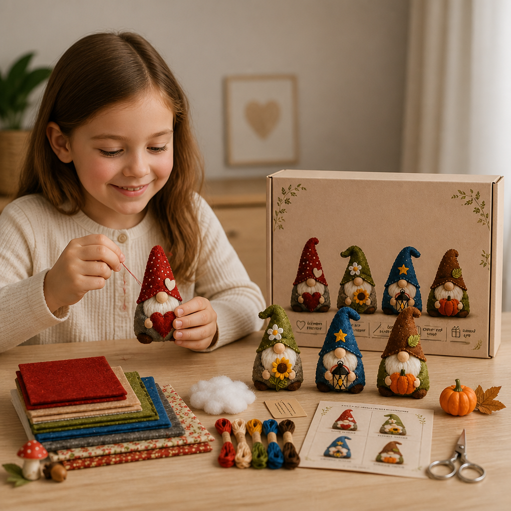 Kit da Cucito Peluche DIY – Crea il Tuo Simpatico Personaggio