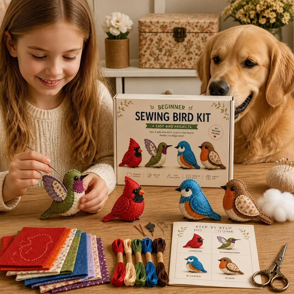 Kit da Cucito Peluche DIY – Crea il Tuo Simpatico Personaggio