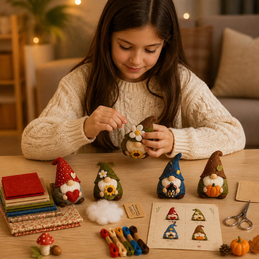 Kit da Cucito Peluche DIY – Crea il Tuo Simpatico Personaggio