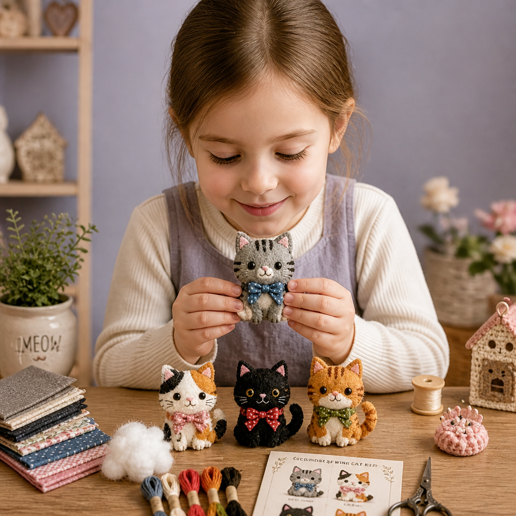 Kit da Cucito Peluche DIY – Crea il Tuo Simpatico Personaggio