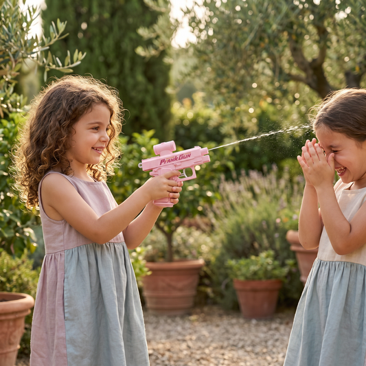 Pistola ad acqua scherzosa a doppio lato per bambini – Mini giocattolo acquatico divertente