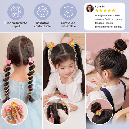 Set Di Elastici A Spirale Carini Per Bambini