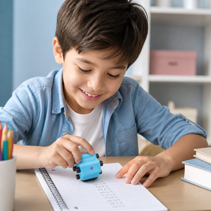 Timbro a Rullo Matematico 4-in-1 – Esercizi di Addizione, Sottrazione, Moltiplicazione e Divisione