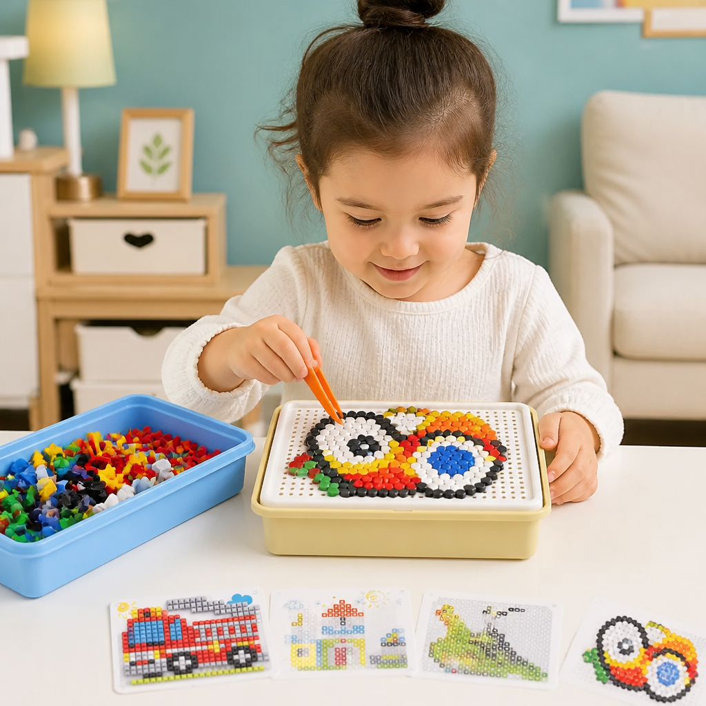 Tavola Mosaico Montessori con Pioli per l’Apprendimento