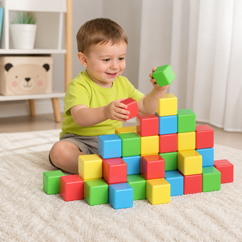 Cubetti magnetici da costruzione sicuri per bambini di 4,2 cm – Blocchi STEM per l’apprendimento