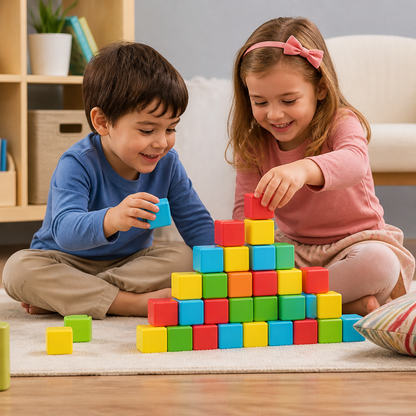 Cubetti magnetici da costruzione sicuri per bambini di 4,2 cm – Blocchi STEM per l’apprendimento