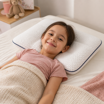 Cuscino Ergonomico per il Collo in Memory Foam per Bambini