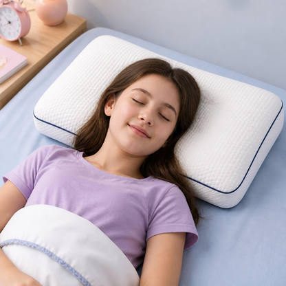 Cuscino Ergonomico per il Collo in Memory Foam per Bambini