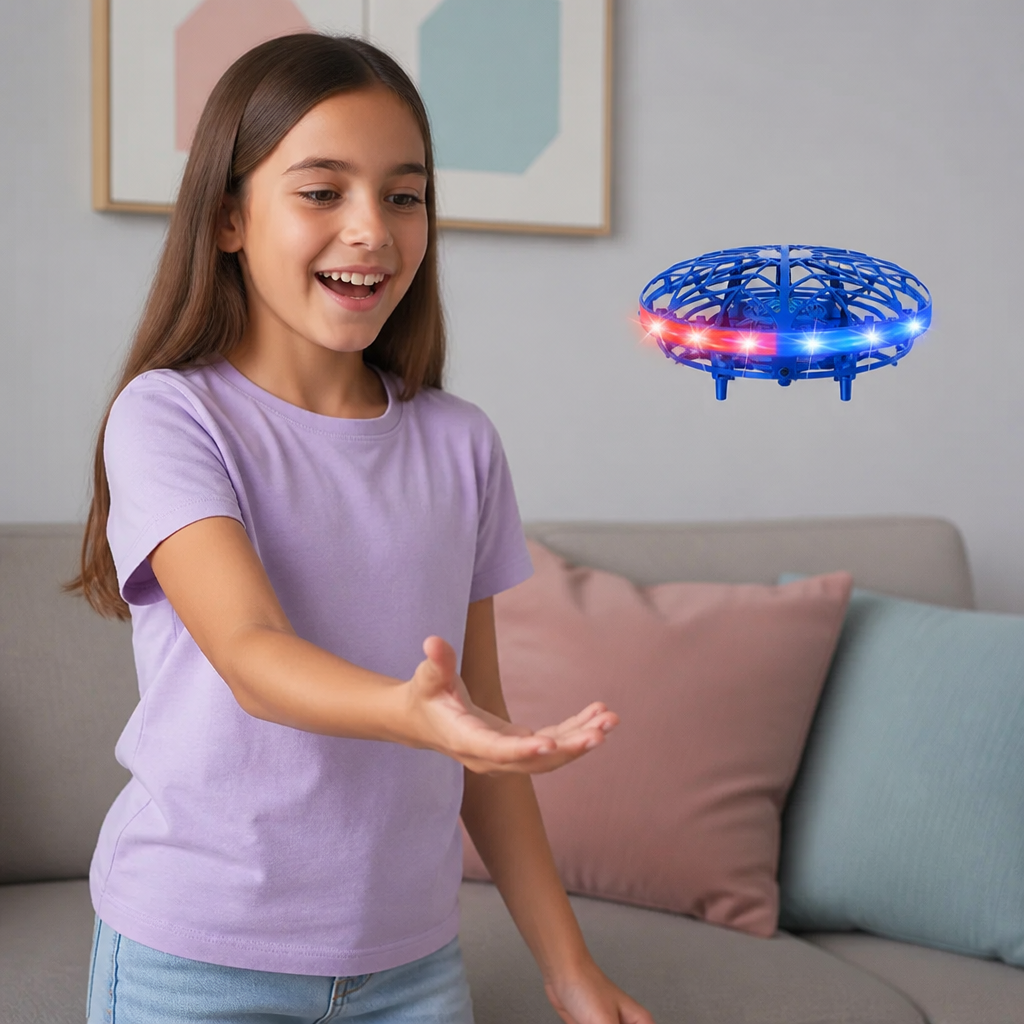 Drone UFO LED con Sensore di Movimento