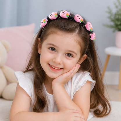 Carini Fermagli E Cerchietti Per Capelli Per Bambine Con Decorazioni A Forma Di Fiore, Fragola E Arcobaleno