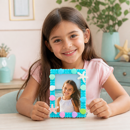 Kit Fai-da-Te per Cornice Fotografica con Blocchi da Costruzione DIY