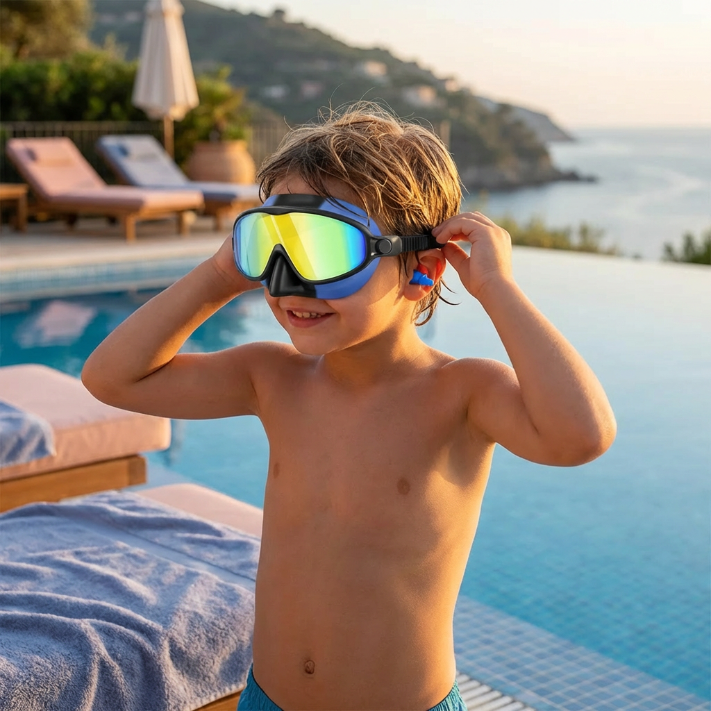 Occhialini da Nuoto Pratici per Bambini – Antifog, Vestibilità Sicura e Comfortevole