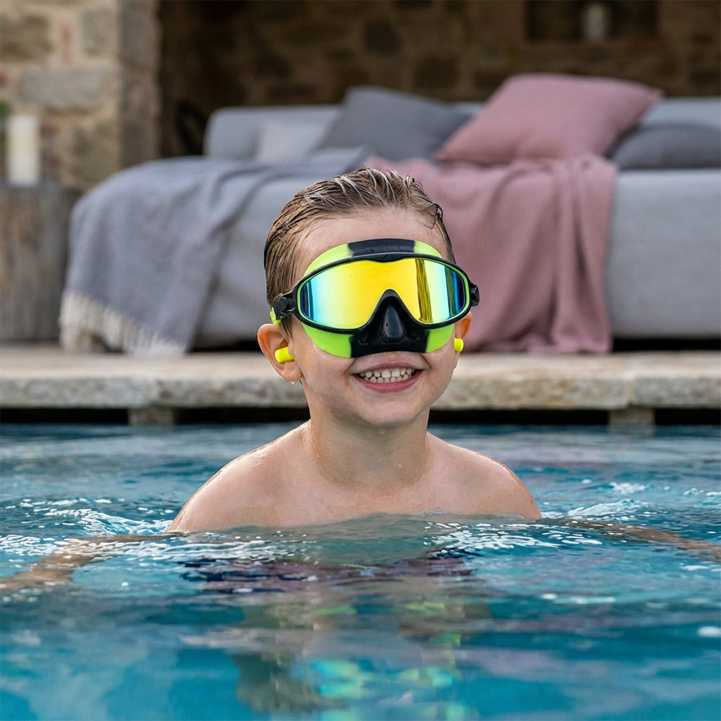 Occhialini da Nuoto Pratici per Bambini – Antifog, Vestibilità Sicura e Comfortevole