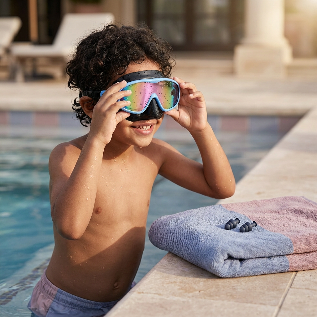 Occhialini da Nuoto Pratici per Bambini – Antifog, Vestibilità Sicura e Comfortevole