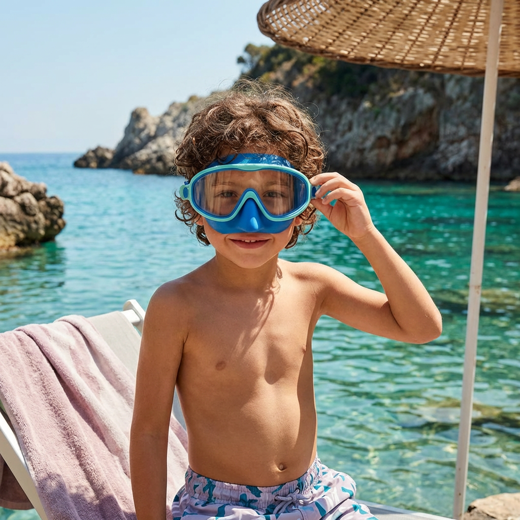Occhialini da Nuoto Pratici per Bambini – Antifog, Vestibilità Sicura e Comfortevole