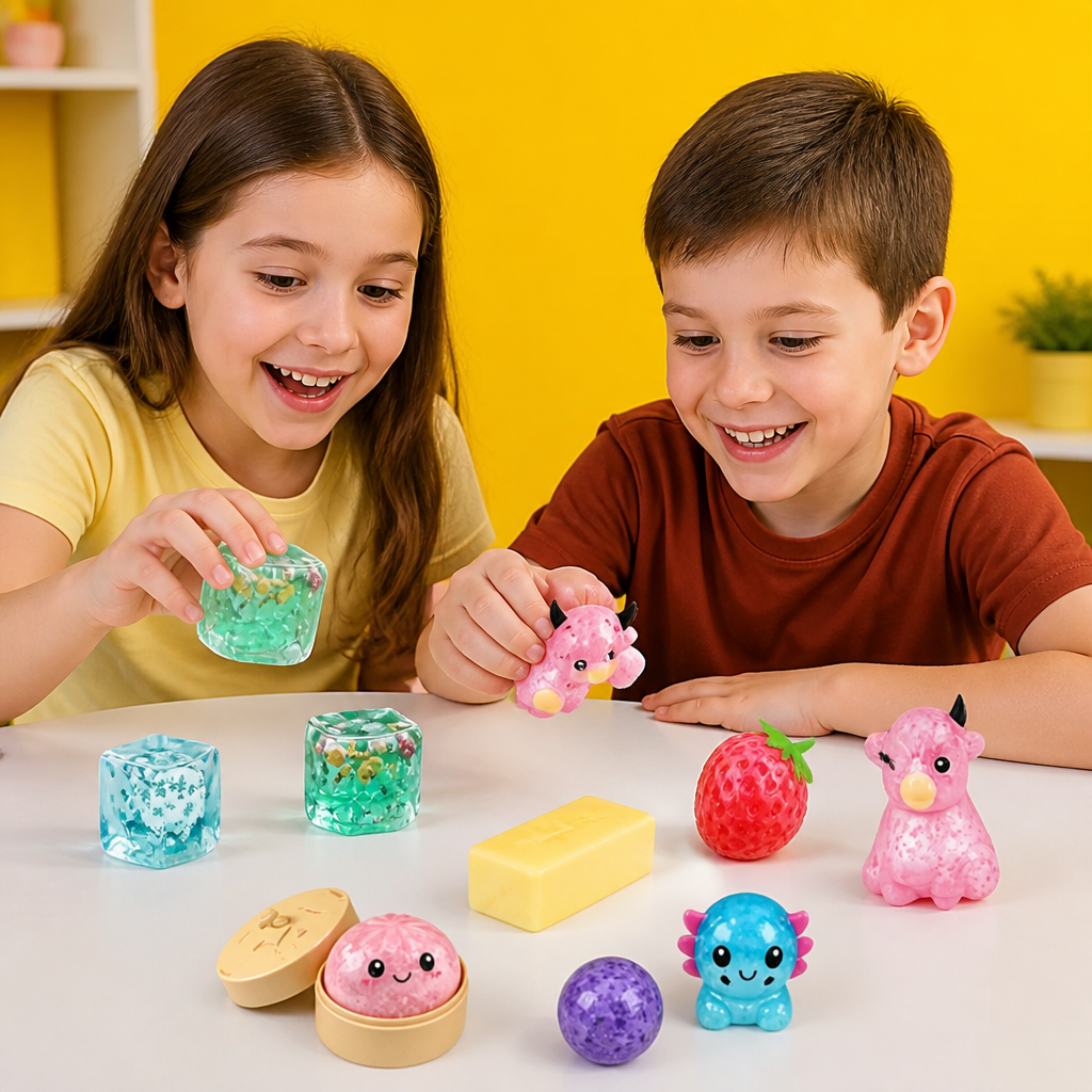 Set Premium di Fidget Toys Squishy – 8 Giocattoli Sensoriali