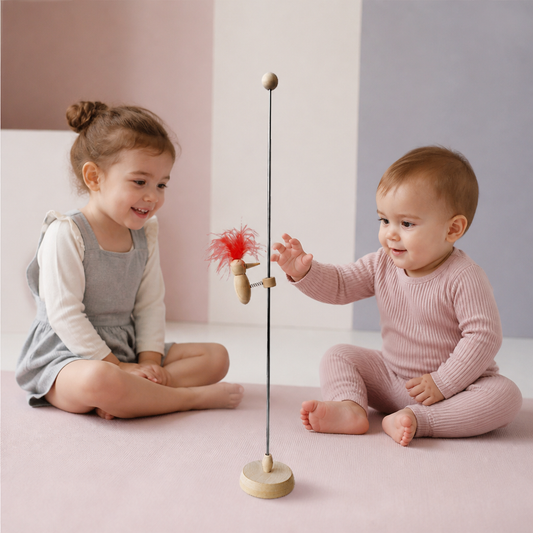 Picchio in Legno Giocattolo Educativo per Bambini