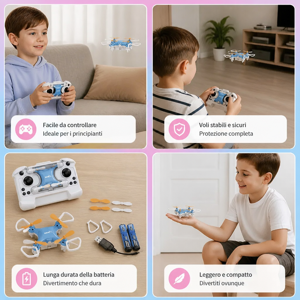 Mini Drone – RC Stunt Flyer per Bambini