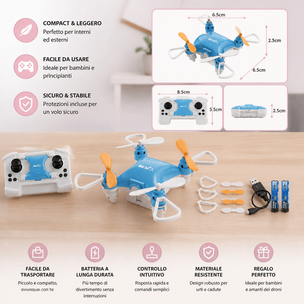 Mini Drone – RC Stunt Flyer per Bambini