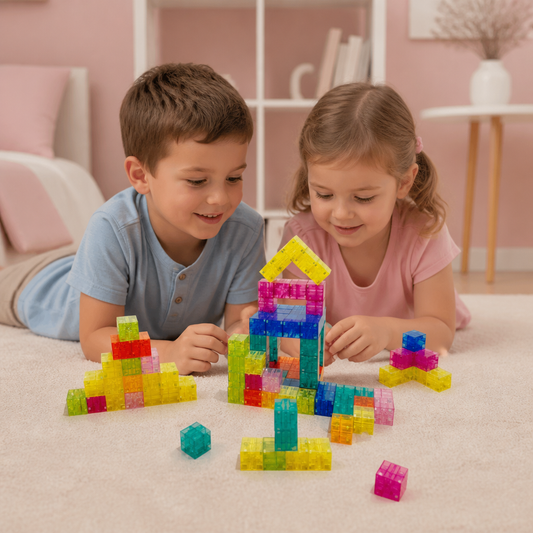 Set di Cubi Costruttivi Montessori per Bambini