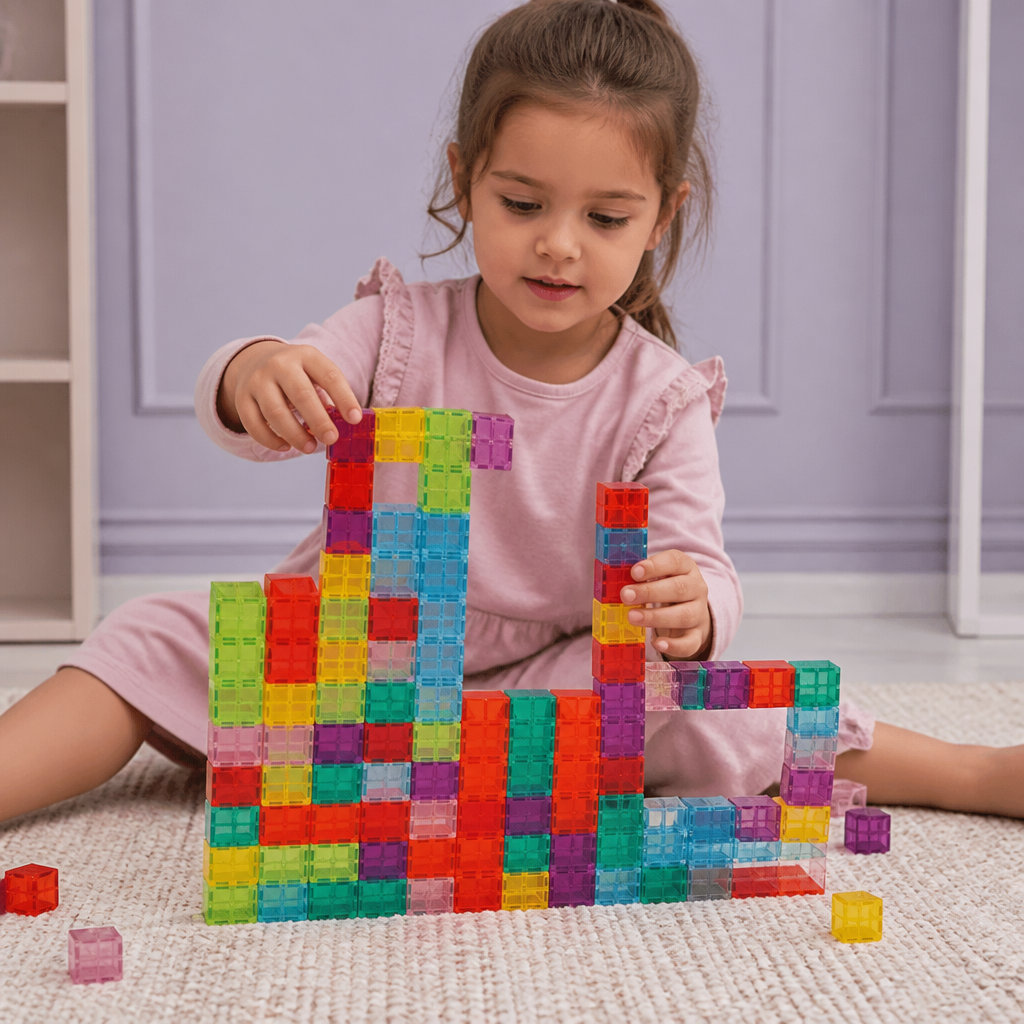Set di Cubi Costruttivi Montessori per Bambini