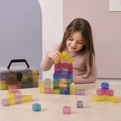 Set di Cubi Costruttivi Montessori per Bambini
