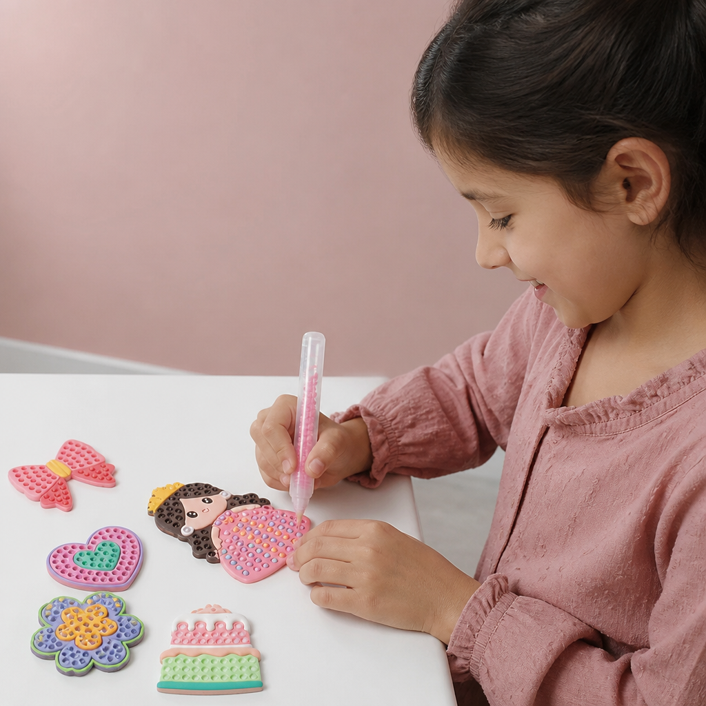 Kit Penna per Arte con Perline Fai da Te – Crea e Decora Disegni di Animali