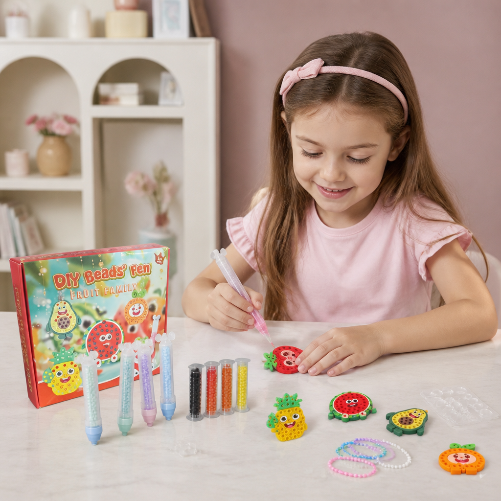 Kit Penna per Arte con Perline Fai da Te – Crea e Decora Disegni di Animali