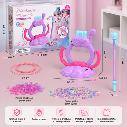 Kit per la Realizzazione di Braccialetti Fai da Te per Bambine