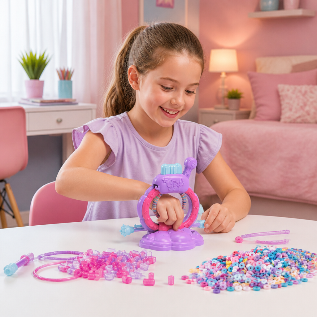 Kit per la Realizzazione di Braccialetti Fai da Te per Bambine