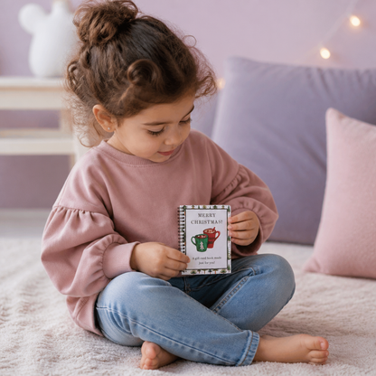 Libro di Biglietti Regalo Natalizi Fai da Te – Organizer Natalizio con Rilegatura a Spirale