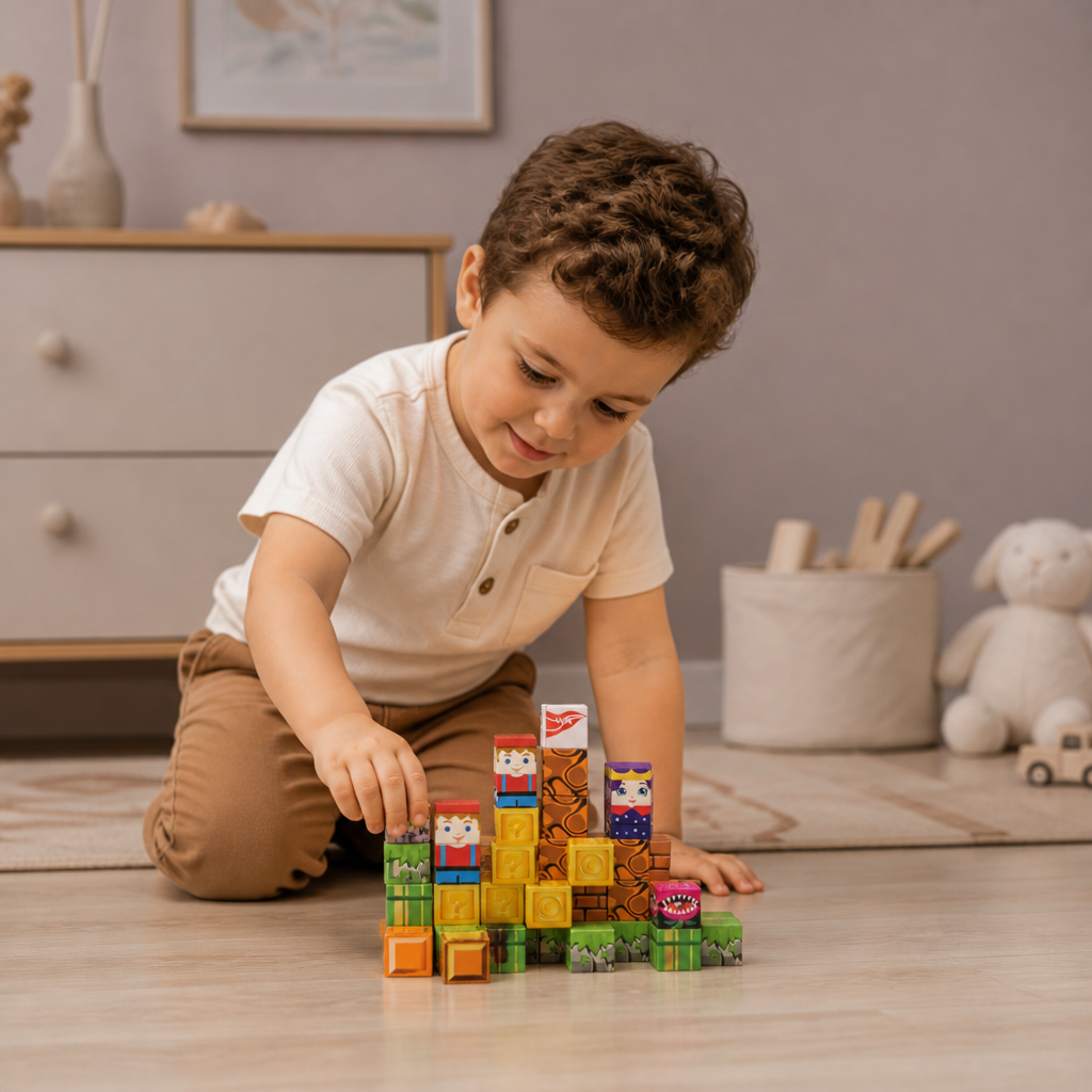 Set di Costruzioni Magnetiche per Bambini da 40 Pezzi – Perfetto per il Divertimento Fuori Casa