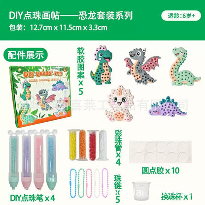 Kit Penna per Arte con Perline Fai da Te – Crea e Decora Disegni di Animali