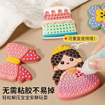 Kit Penna per Arte con Perline Fai da Te – Crea e Decora Disegni di Animali