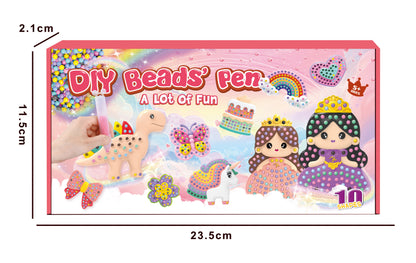 Pittura magica con perline – set DIY per bambini