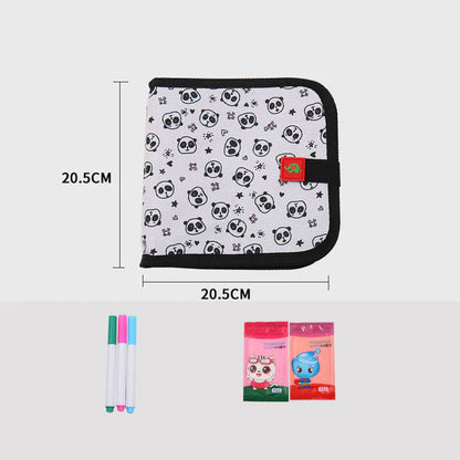 Libro da disegno riutilizzabile per bambini | Blocco scarabocchi cancellabile per l' apprendimento creativo a casa e in viaggio