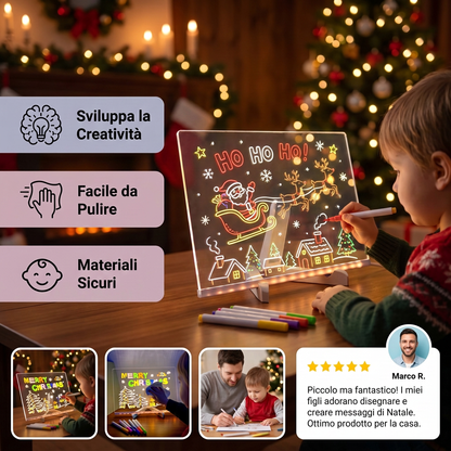 Tavoletta da Disegno Luminosa a LED per Bambini
