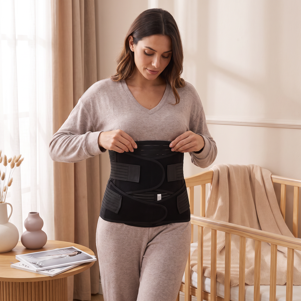 Supporto Addominale 3-in-1 e Fascia Post-Parto per il Recupero