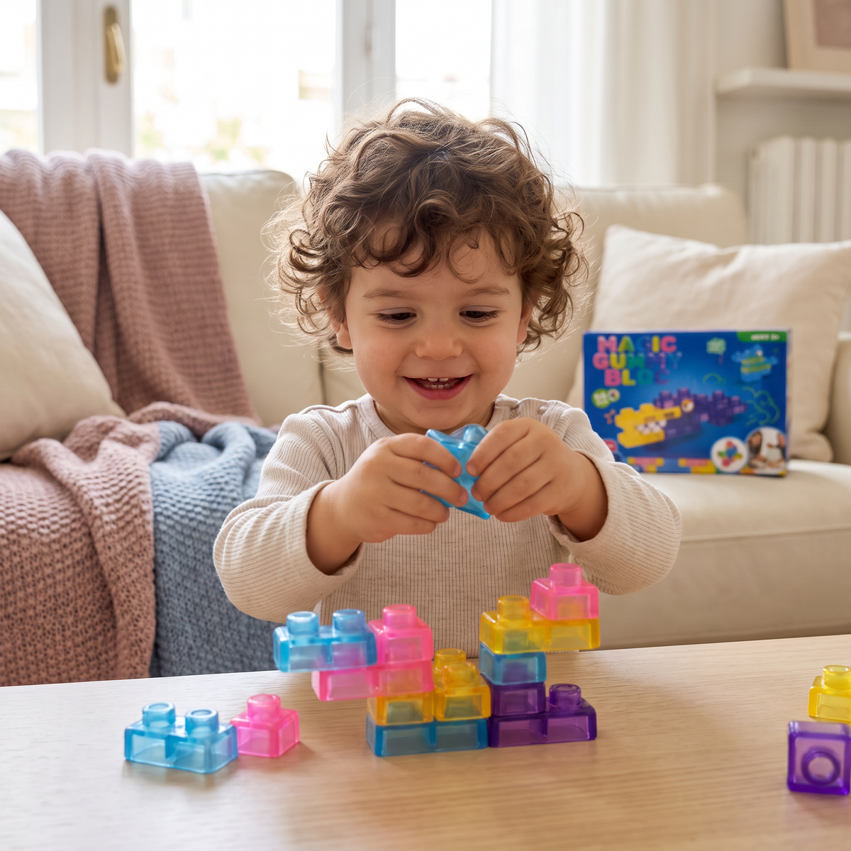Blocchi da Costruzione Squishy Morbidi e Gelatinosi per Bambini – Sicuri e Morbidi