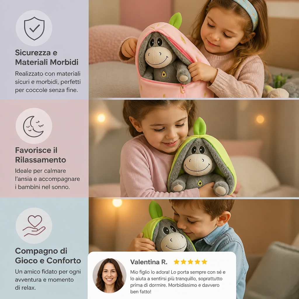 Peluche Asinello Respirante