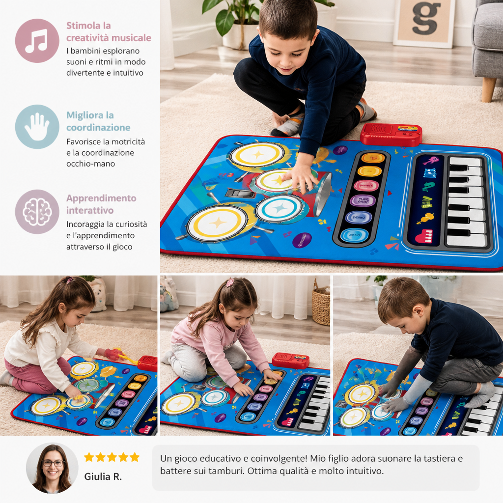 Tappetino Musicale Creativo per Bambini