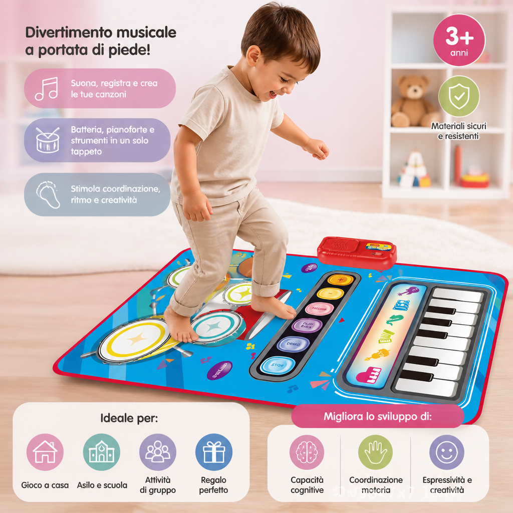Tappetino Musicale Creativo per Bambini