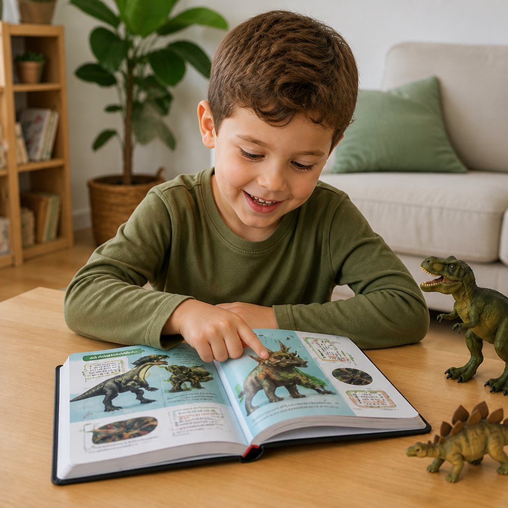 Libro Enciclopedico Interattivo Parlante sui Dinosauri