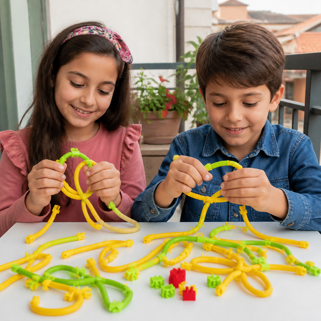 DIY Twisty Sticks – Set creativo per costruzioni 3D e attività STEM