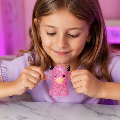 Mini Squishy Antistress a Forma di Mucca Highland