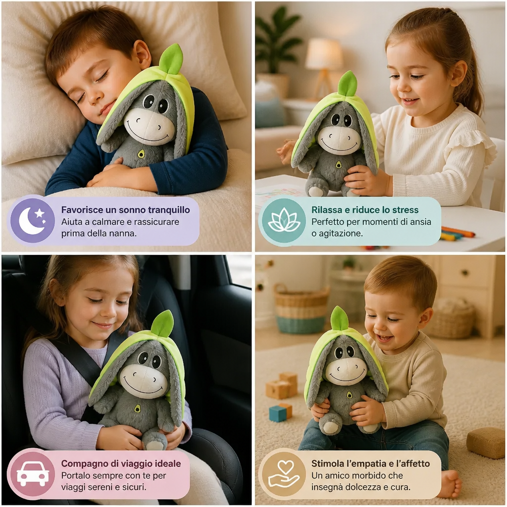Peluche Asinello Respirante