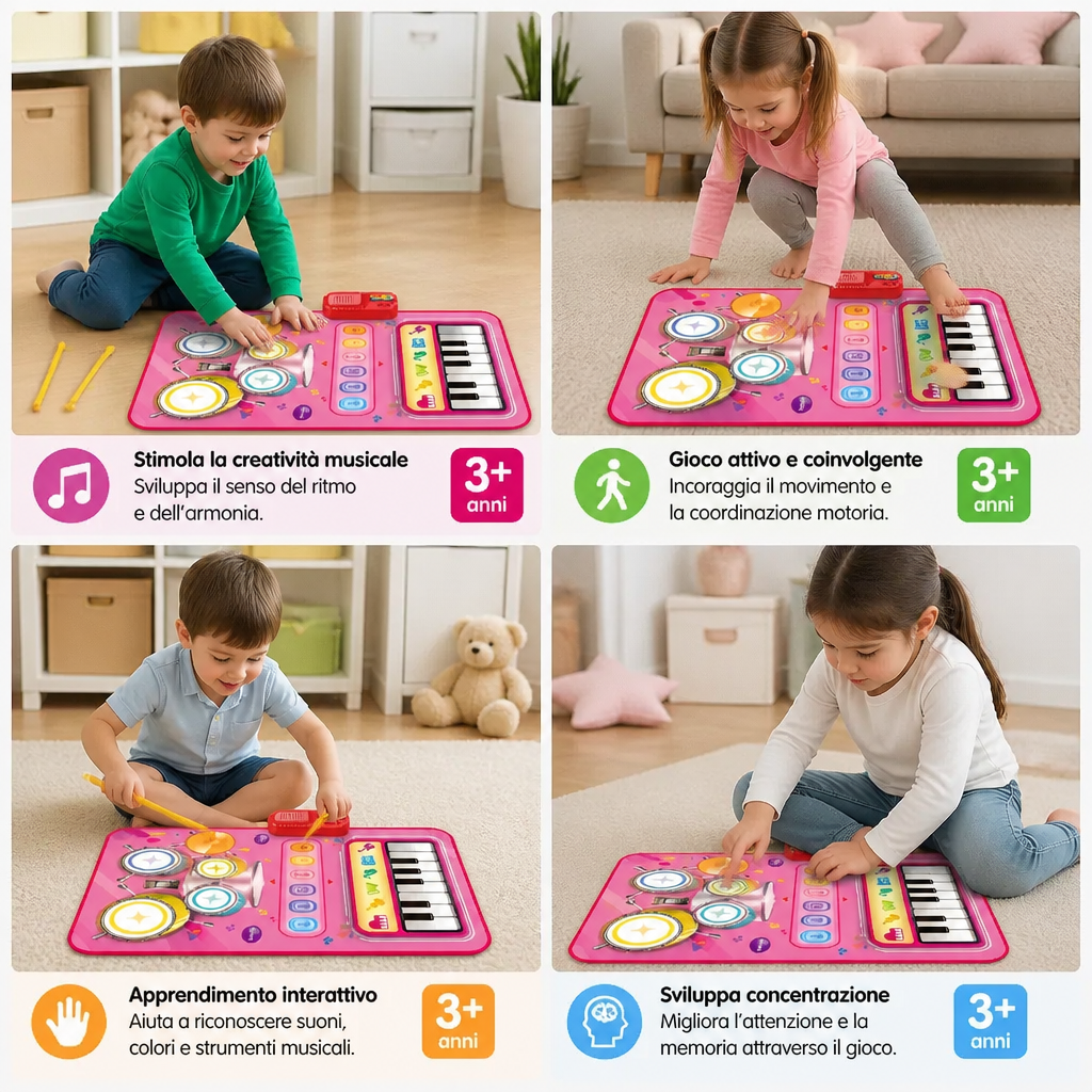 Tappetino Musicale Creativo per Bambini