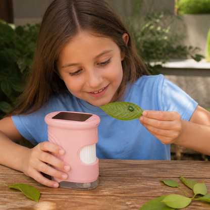 Microscopio e Telescopio Digitale 2-in-1 per Bambini con Fotocamera per Foto e Video