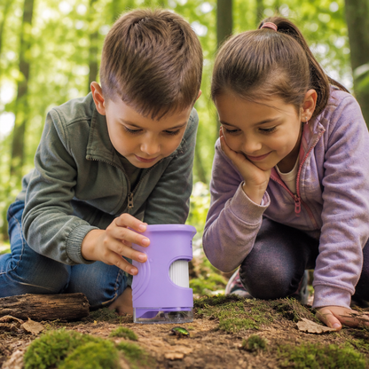 Microscopio e Telescopio Digitale 2-in-1 per Bambini con Fotocamera per Foto e Video