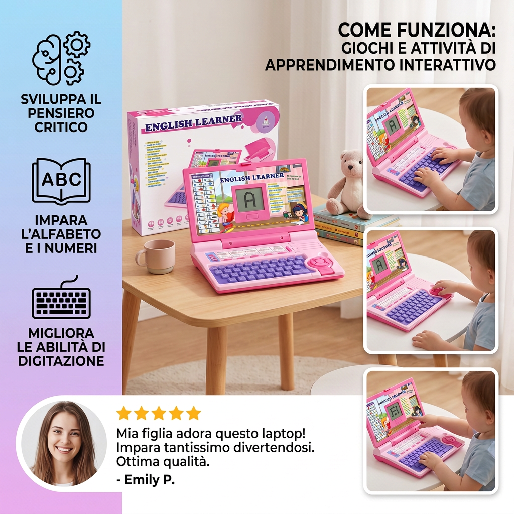 Laptop Educativo Interattivo Per Bambini